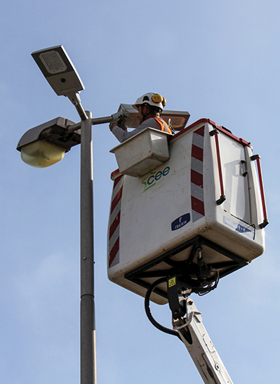 TRAVAUX : déploiement du réseau d’éclairage public intelligent dans la rue Alphonse Baudin